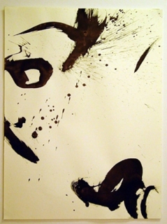 Karin Soika, Homage to Shirley Horn Series #1, 2, Ink on Paper, 22" x 16", 2003